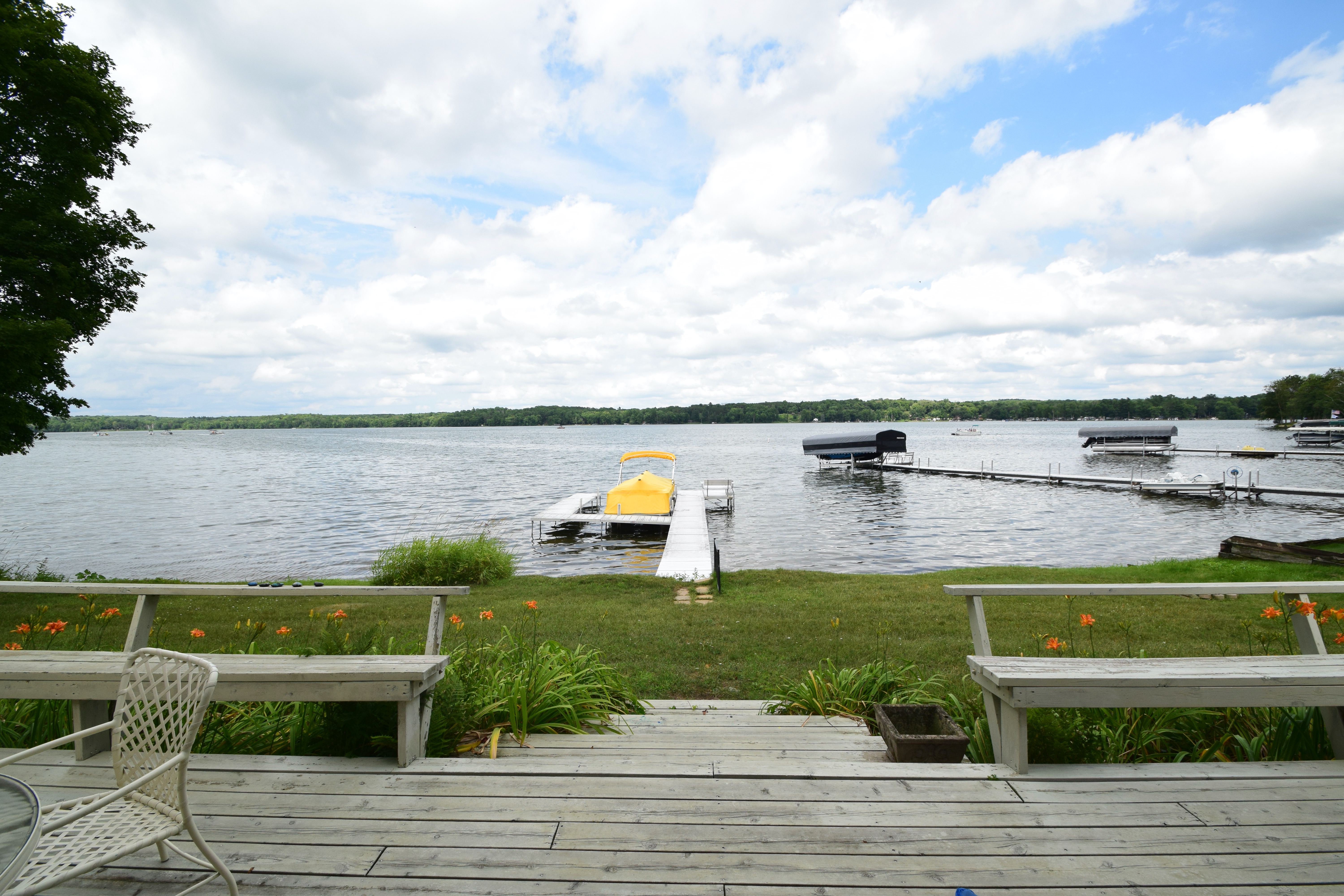 Bone Lake view from the cabin